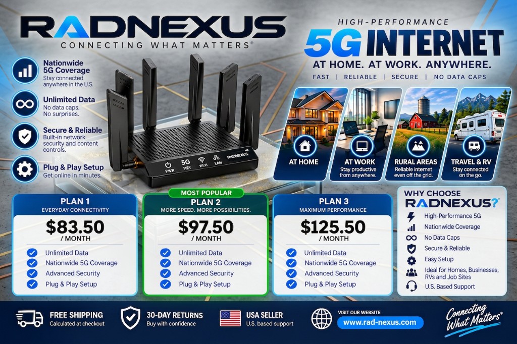 Rad Nexus Fixed Wireless plans and pricing